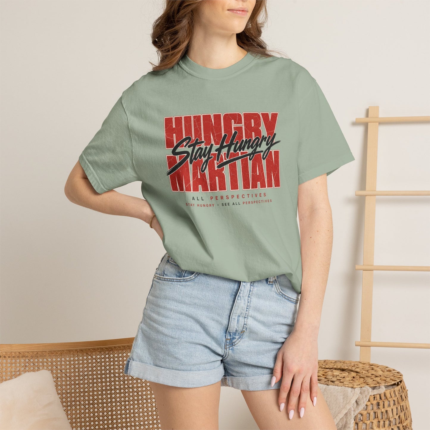 Hungry Martian "Stay Hungry" Graphic T-Shirt