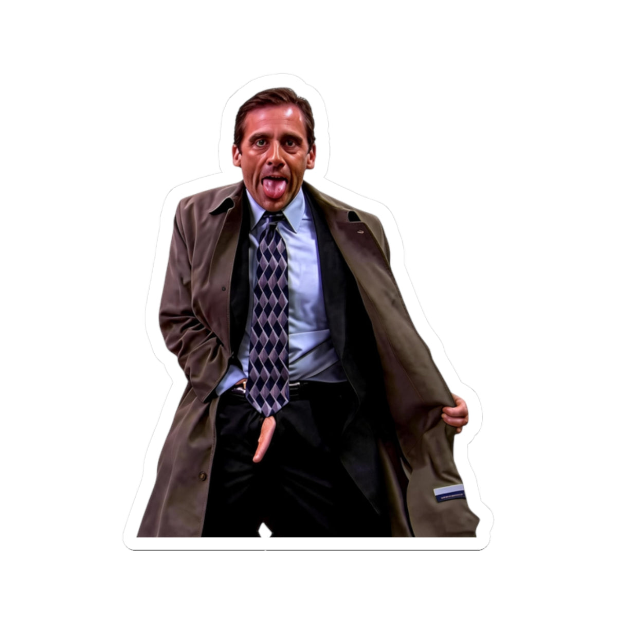 Michael Scott Finger Sticker