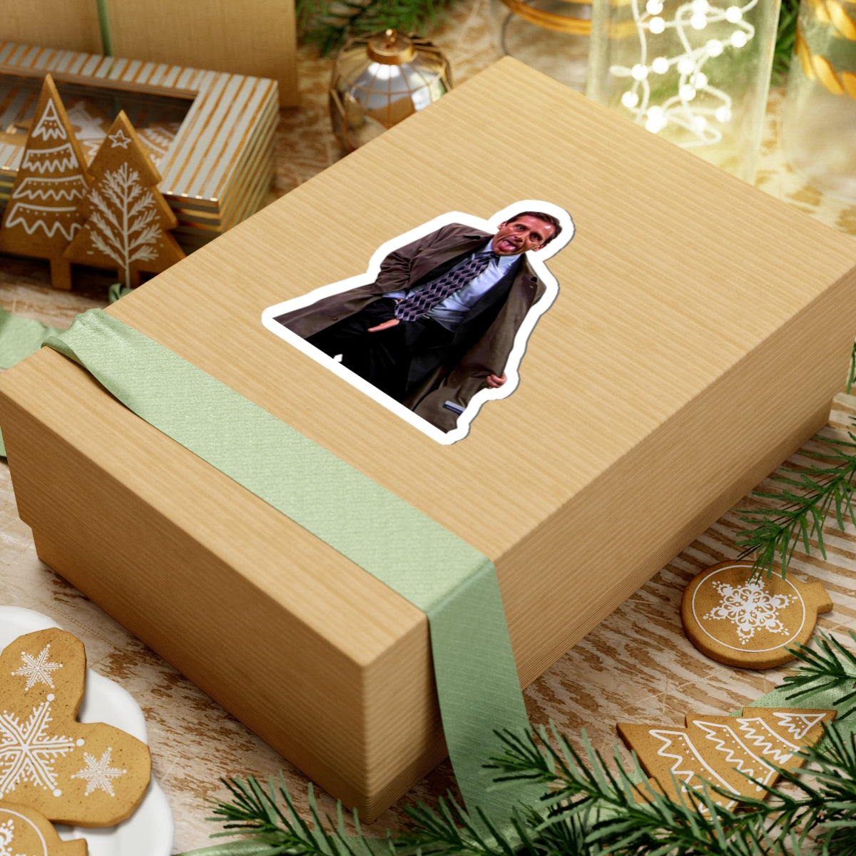 Michael Scott Finger Sticker