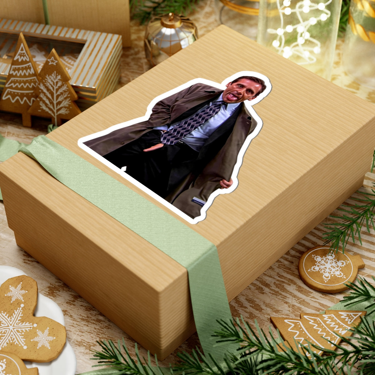 Michael Scott Finger Sticker