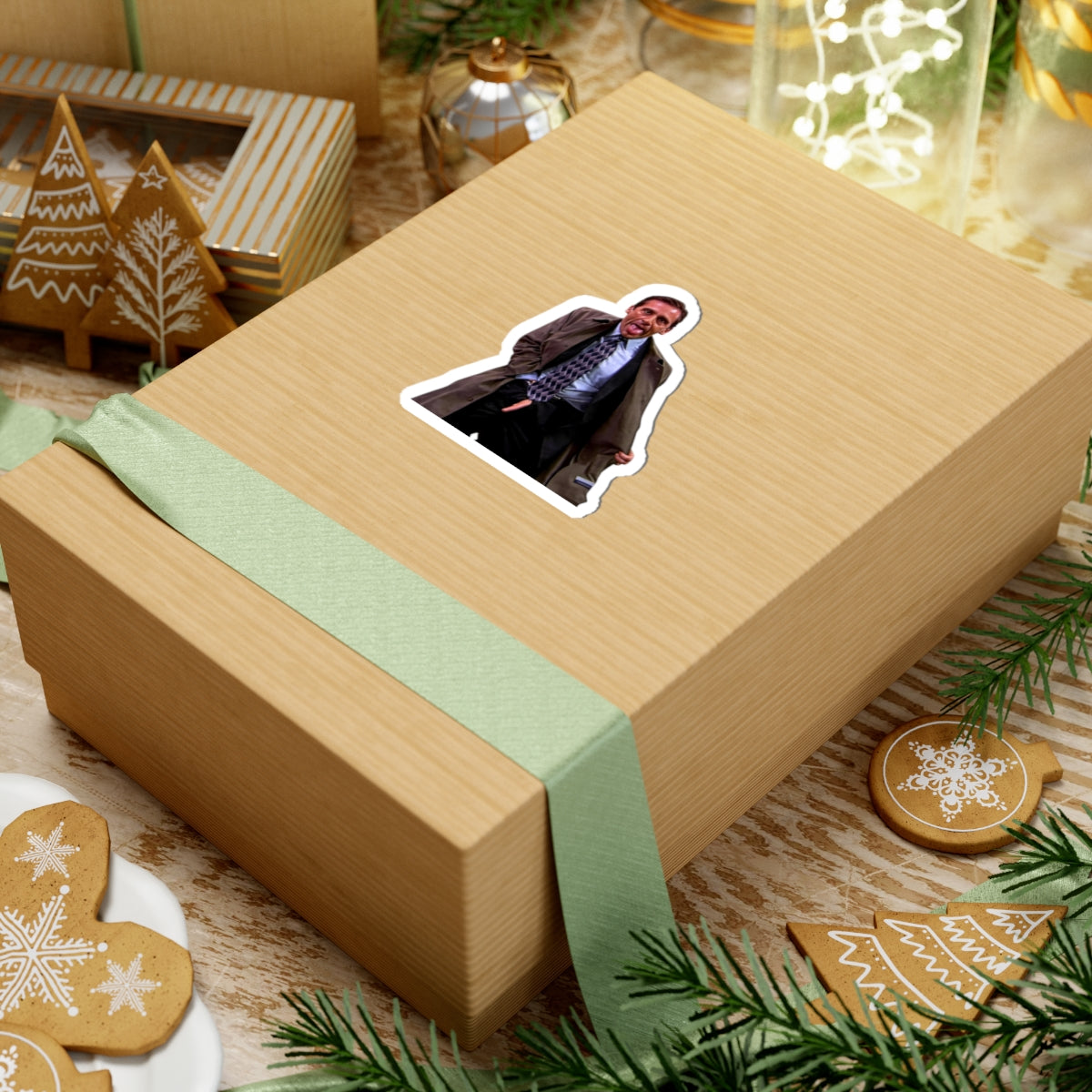 Michael Scott Finger Sticker