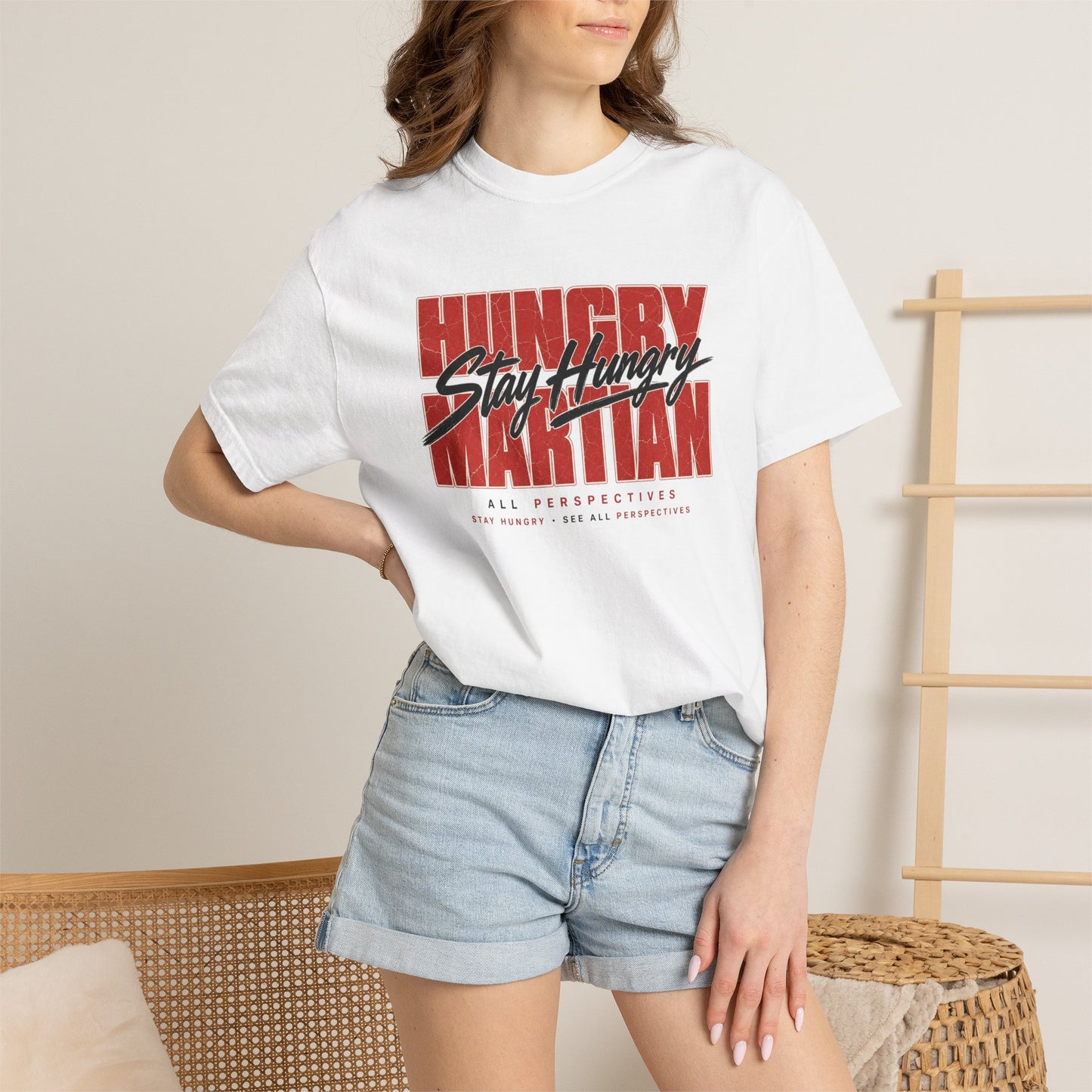 Hungry Martian "Stay Hungry" Graphic T-Shirt